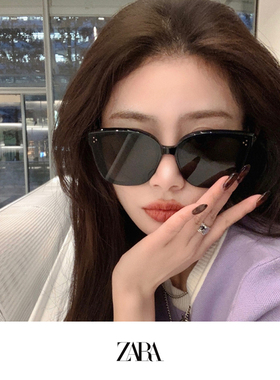 zara墨镜女潮男太阳眼镜高级感