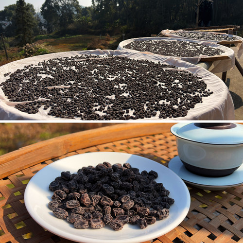 农家自种特级绿芯黑豆九蒸九制当归黑豆九蒸九晒黄精黑豆即食200g - 图2