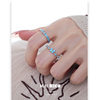 Niche, exquisite, cool, fashionable and versatile stacking rings for women, new style, fresh opening, adjustable index finger rings wholesale