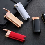 Мужская ветрозащитная ультратонкая маленькая портативная зажигалка, подарок на день рождения