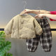 Children's clothing boys' winter Korean three-piece set fashionable suit