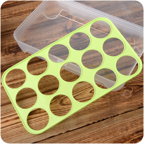 鸡蛋收纳盒便携日式15格防碰撞盒地摊货源食品保鲜盒子式托鸡蛋盒 - 图1