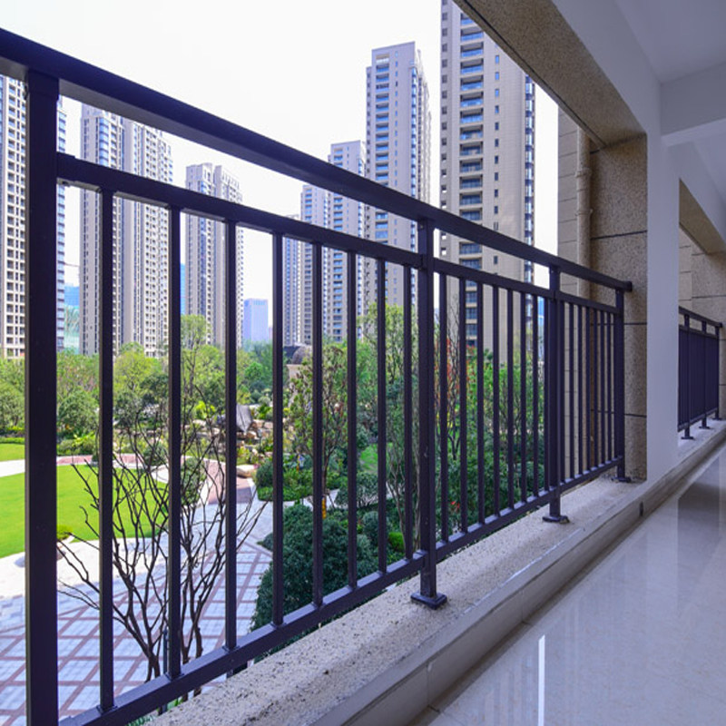 阳台护栏楼梯扶手小区围栏工程楼盘镀锌钢管飘窗平台栏杆成都厂家