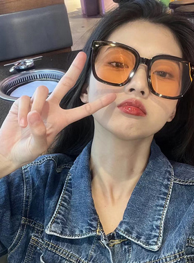 槑槑哒防紫外线方框时尚太阳眼镜