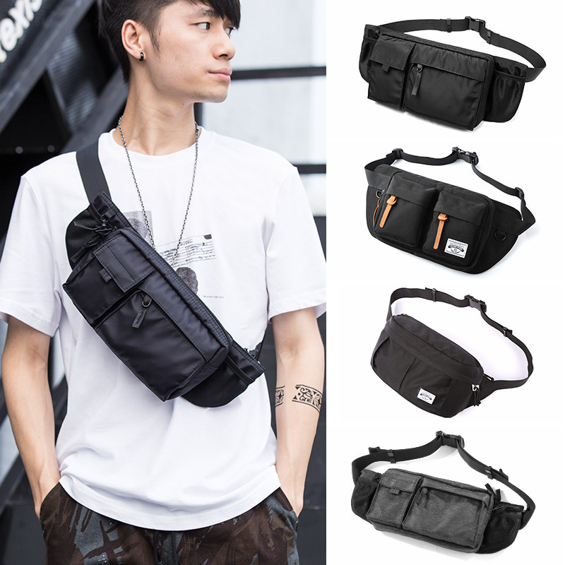 腰包多功能休闲男士收银运动斜挎包 名莱男士包袋