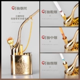 Медный мужской портативный кальян, полный комплект