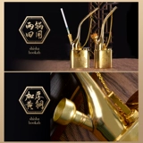 Медный мужской портативный кальян, полный комплект