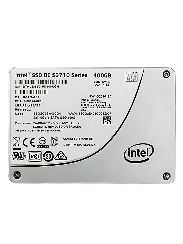 Intel/英特尔S3710 400G 800G固态硬盘SATA接口SSDSC2BA400G 惠普 - 图3