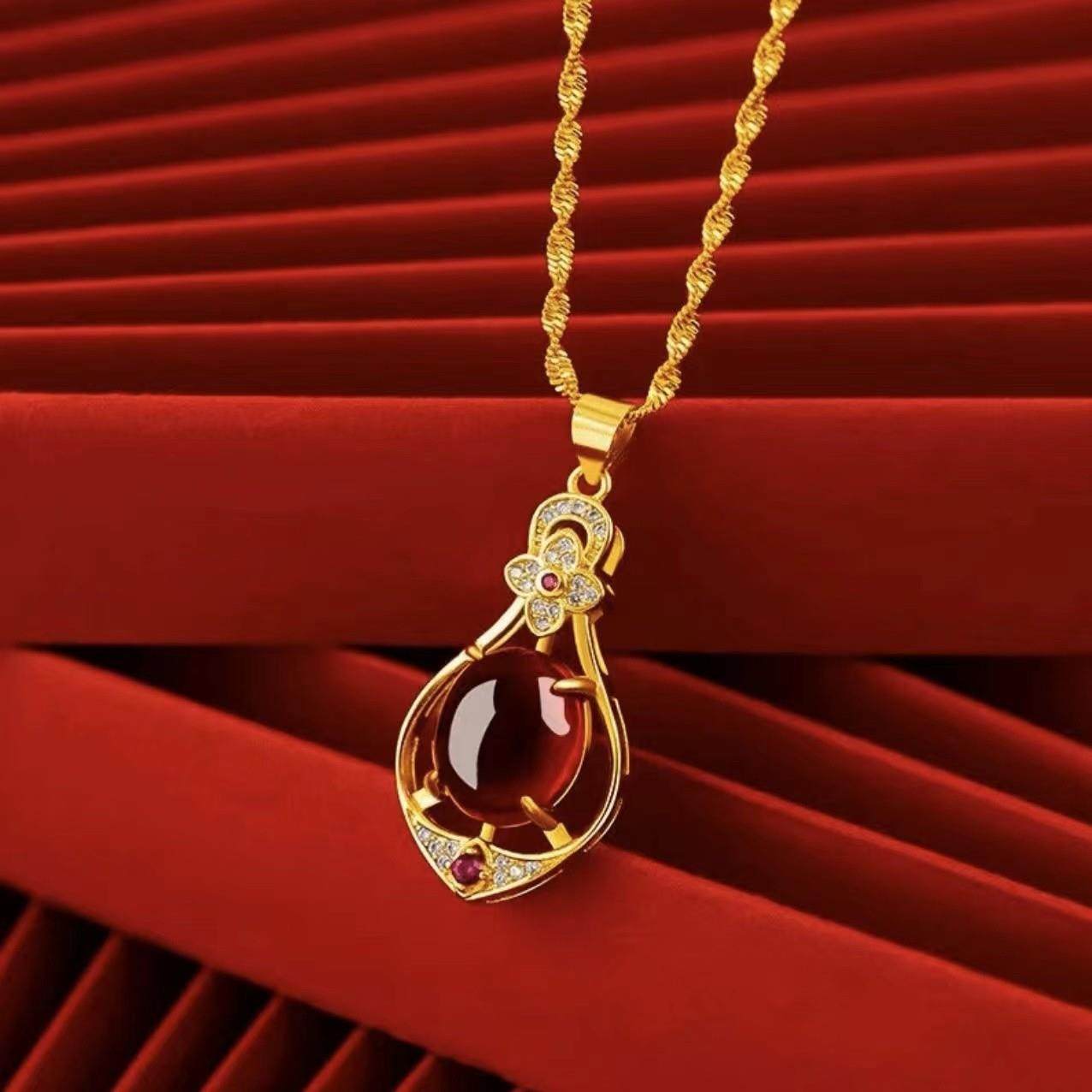 【短视频福利】合金项链轻奢小众四叶草项链吊坠女锁骨链百搭,淘宝优惠券,粉丝福利购,淘宝优惠卷