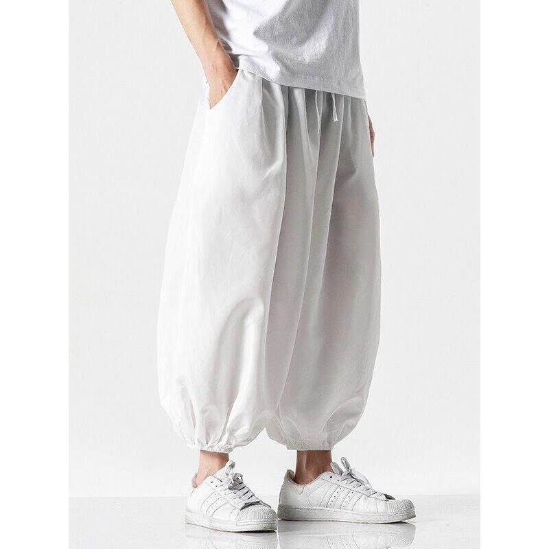 コーデュロイの潮牌日系灯笼裤男宽松大码哈伦裤百搭休闲九分裤子,淘宝优惠券,粉丝福利购,淘宝优惠卷