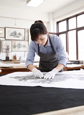 上海字画装裱定制画框