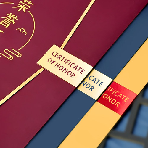 荣誉证书外壳A4奖状定制创意个性证书打印订做封皮高档荣誉证件书内页证书打印烫金证书套获奖证书外壳设计 - 图3