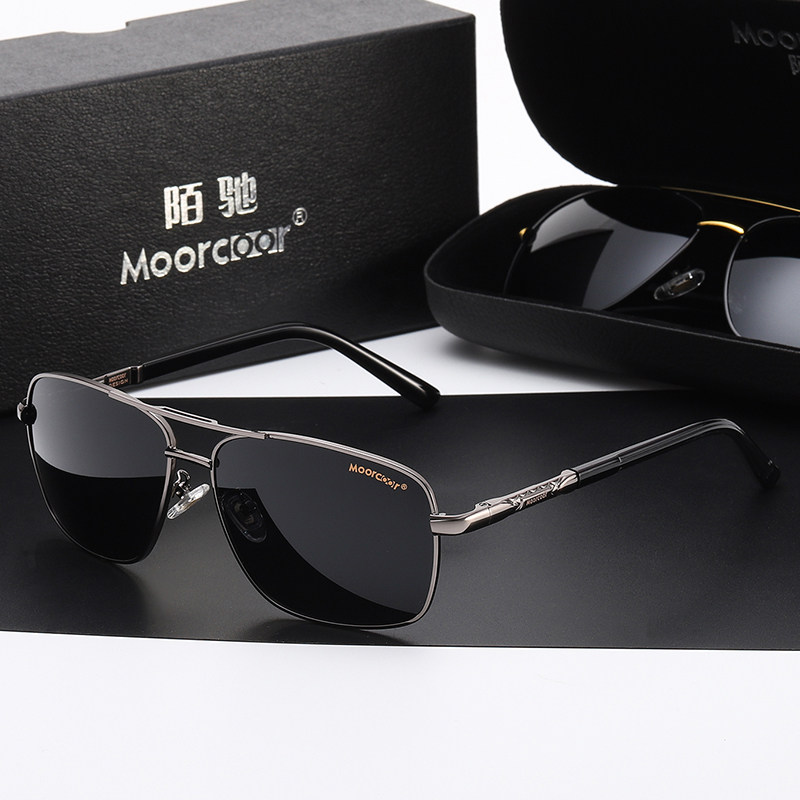 钢化玻璃男潮司机男士方形驾驶镜 陌驰太阳眼镜