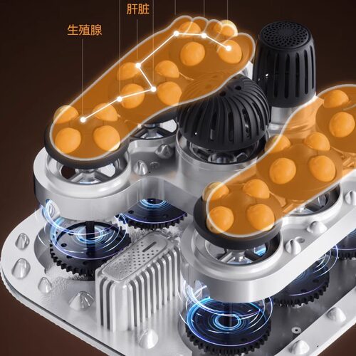 奥克斯足浴盆电动泡脚盆深桶自动加热熏蒸过小腿洗脚盆老人养生足 - 图2