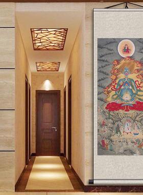 燃鬼王画像卷轴挂画面然大士大J王定制十殿阎王水陆画定制