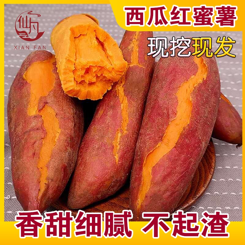 仙凡新鲜5斤蜜湖北农家板栗甜薯 仙凡番薯