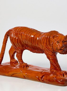 老虎手工匠人客厅黄花梨木中式