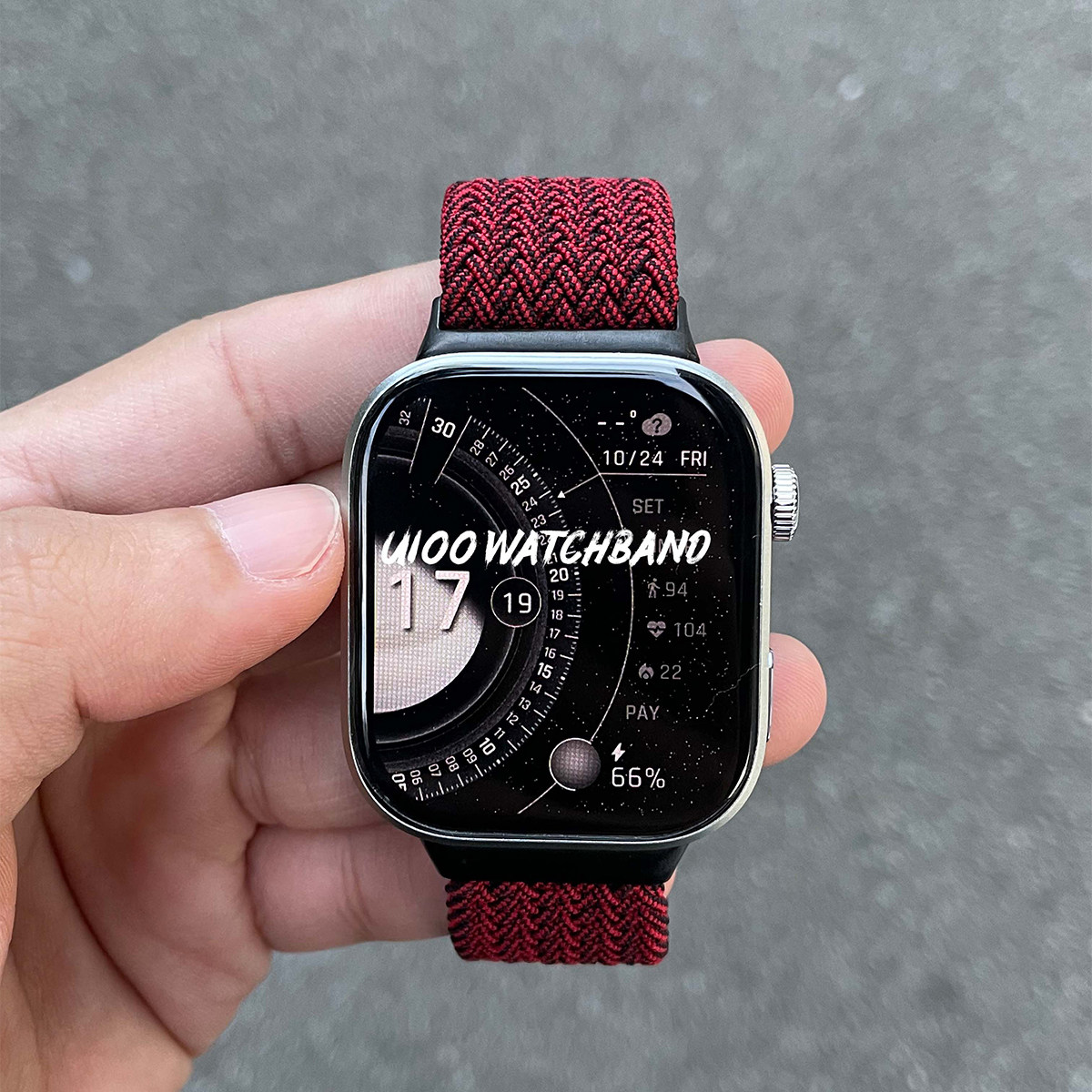 UIOO适用红米watch6/5/4手表带回环磁吸编织小米手环9pro表带时尚,淘宝优惠券,粉丝福利购,淘宝优惠卷
