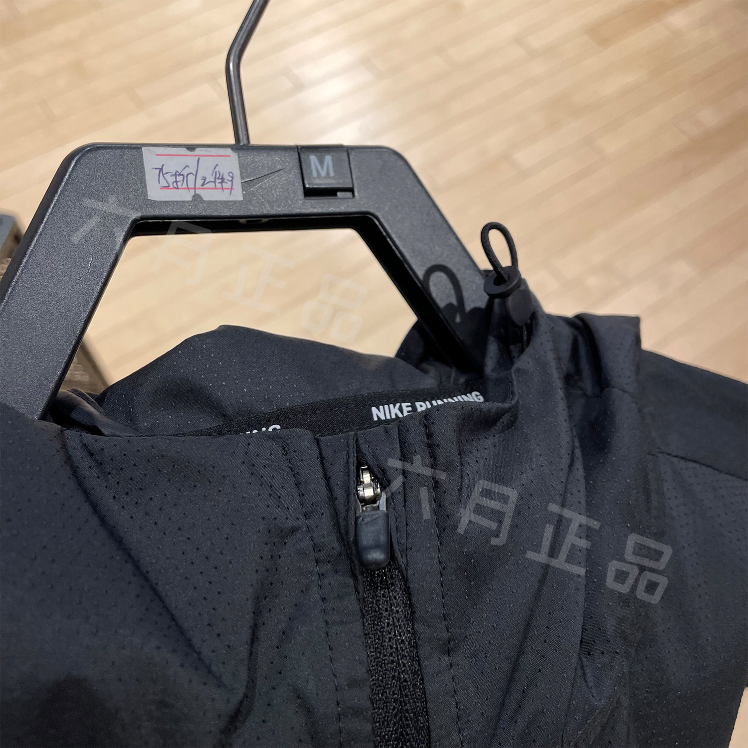 正品耐克NIKE男子速干外套运动休闲梭织连帽防风夹克 CZ9071-010 - 图1