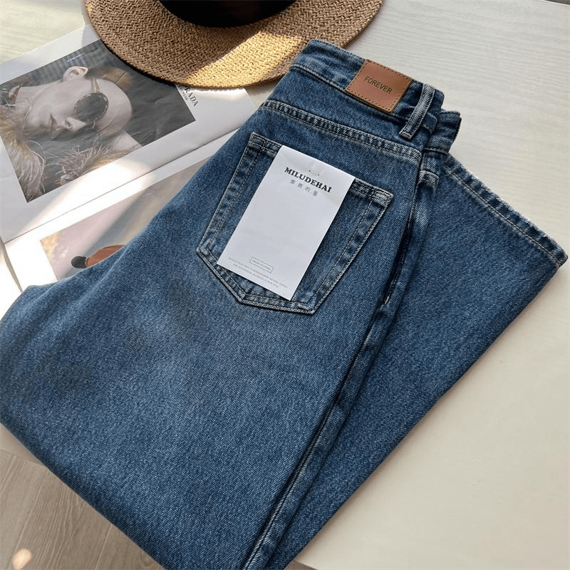 挺括有型~！高端香蕉裤高腰显瘦宽松牛仔裤新款小个子九分哈伦裤,淘宝优惠券,粉丝福利购,淘宝优惠卷