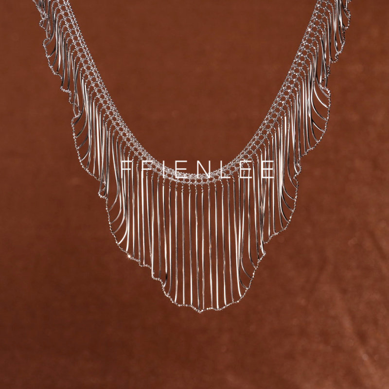 链子925银 塞纳河之梦 轻奢小众夸张毛衣链女款气质个性项链,淘宝优惠券,粉丝福利购,淘宝优惠卷