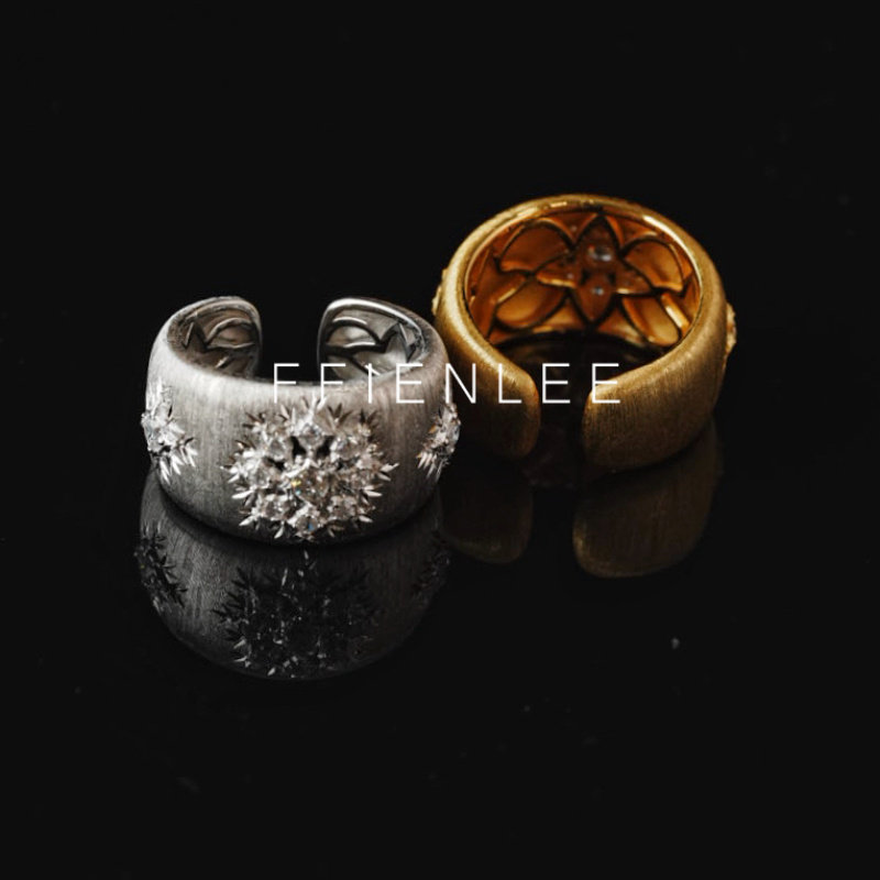 925银戒指  雪迹 轻奢小众闪亮活口戒女款气质百搭戒指,淘宝优惠券,粉丝福利购,淘宝优惠卷