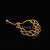 S925 silver ring, diamond weaving shadow, Italian engraved bead chain pull-out ring, niche design, can be stacked