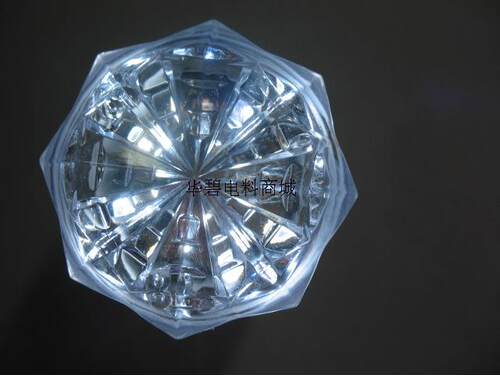 际美带开关LED多彩八角形钻石装饰灯节能小夜灯壁灯过道灯特价 - 图0