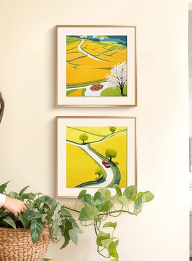 治愈系田园治愈系餐厅装饰画