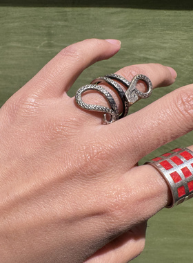 中古不完美不退不换 银戒指 意大利241222501