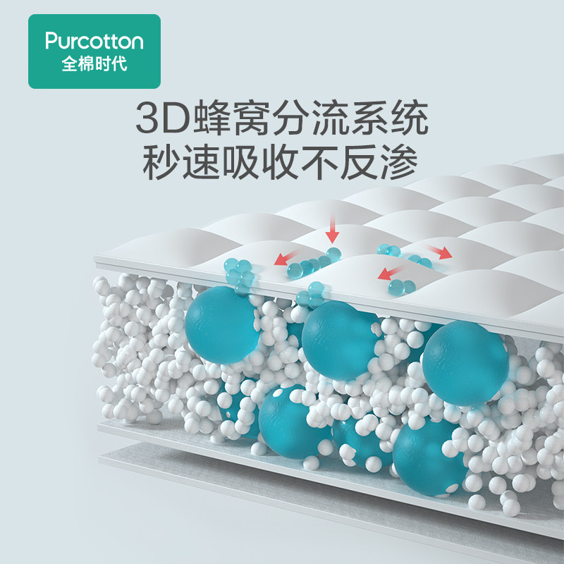 全棉时代婴儿一次性隔尿垫防水透气宝宝秋冬大尺寸护理垫床上用品,淘宝优惠券,粉丝福利购,淘宝优惠卷