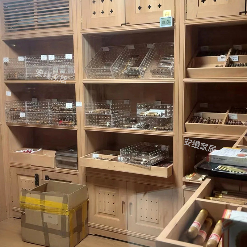 定制亚克力雪茄收纳陈列盒高透明展示盒桌面零食整理盒配件杂物盒,淘宝优惠券,粉丝福利购,淘宝优惠卷