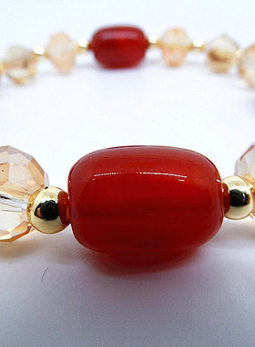 2022网红原创韩版玛瑙水晶手链