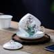 Jingdezhen ceramic ດອກແລະນົກ painted ຈອກຊາ