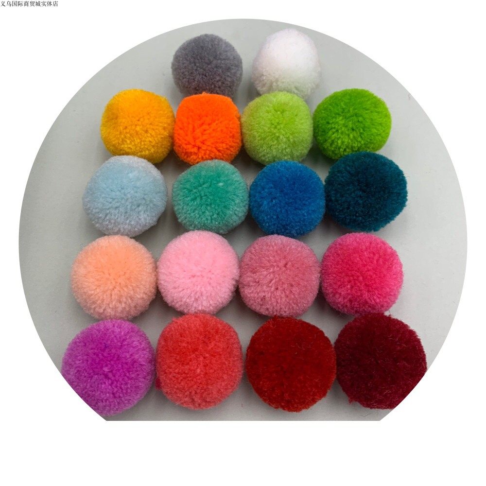 60色可选成品球2.5cm开司米毛球毛绒球毛线球球 手工diy饰品材料,淘宝优惠券,粉丝福利购,淘宝优惠卷