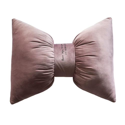 Anmeliang Pine Velvet Bow Bownlow Pillow Car Подушка шейная подушка, простая многофункциональная подушка офисное кресло подушка талия