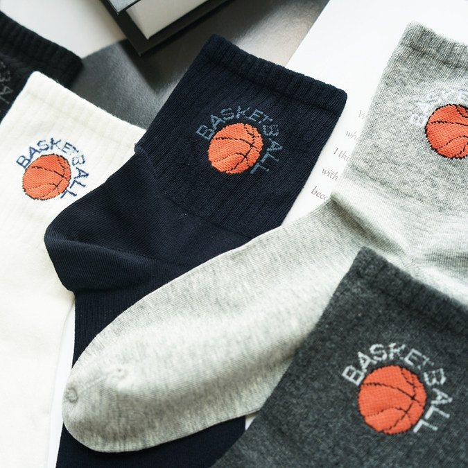 2025秋冬新Rime韵魅篮球风休闲抗菌男棉袜精梳棉无骨抗菌吸湿除臭,淘宝优惠券,粉丝福利购,淘宝优惠卷