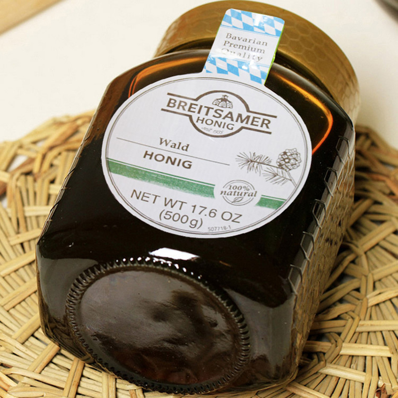 德国进口贝斯玛好纯蜂蜜黑森林原蜜松树自然成熟蜜源玻璃罐装1kg-图3