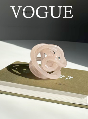 艺术简约现代创意彩色琉璃麻团