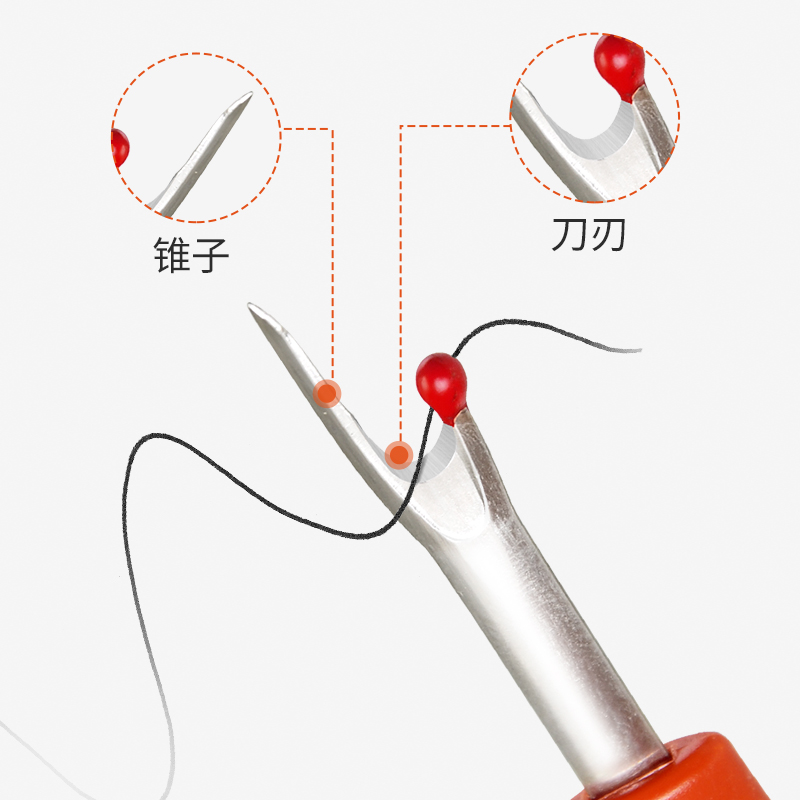 刺绣拆线器大号拆线刀拆十字绣衣服标签神器缝纫割线挑线针剪扣眼 - 图0