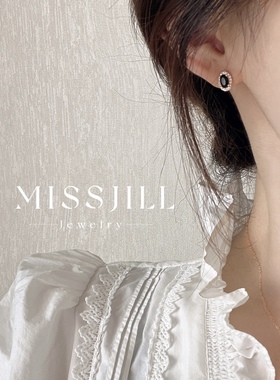 MISSJILL·黑夜星辰项链｜原创设计高级精致黑锆通体纯银项链锁骨