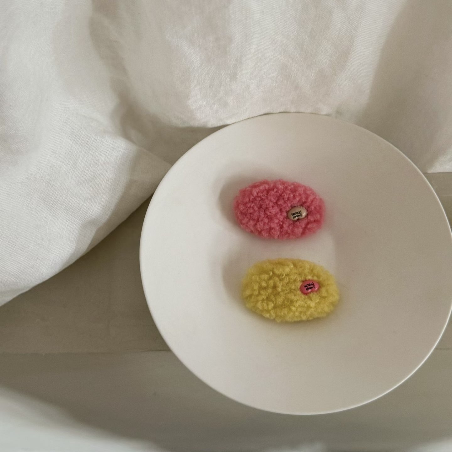 满3对包邮念念niannian韩系秋冬儿童毛绒发夹可爱女宝宝边夹发卡,淘宝优惠券,粉丝福利购,淘宝优惠卷