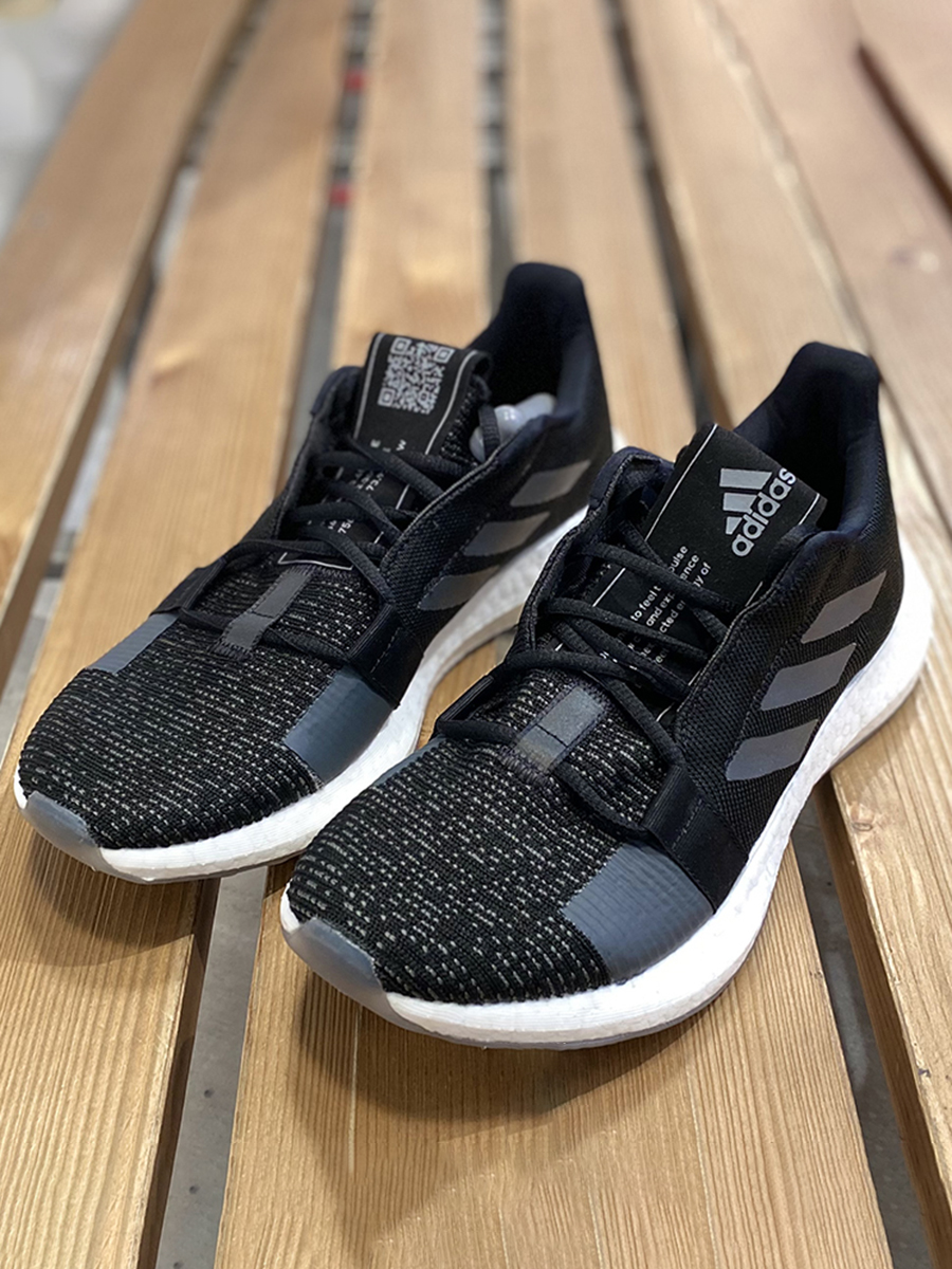 Adidas阿迪达斯男鞋正品SENSEBOOST轻便透气缓震运动跑步鞋EG0960 - 图1