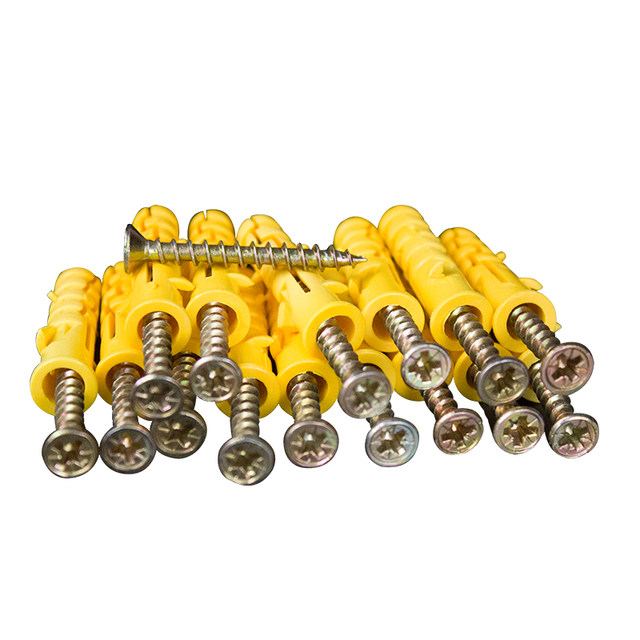 Plastic expansion tube screw plug with self-tapping