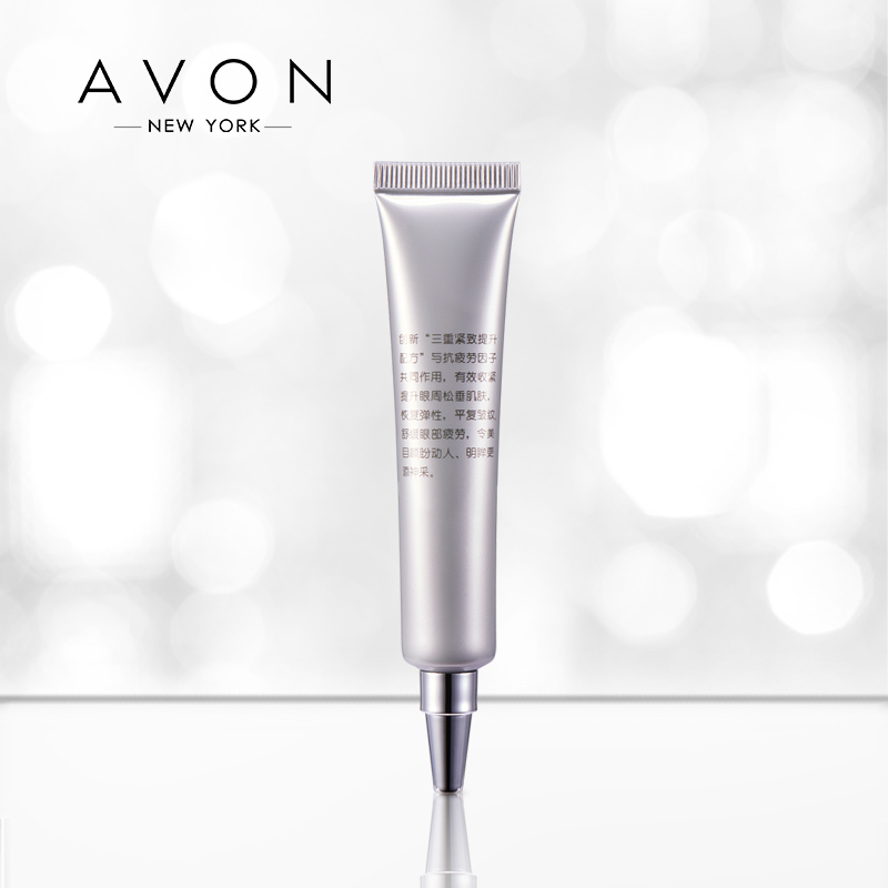 格律诗化妆品专营店Avon/雅芳新活弹力眼霜20g女士保湿滋润淡化细纹紧致滋润眼周肤质1