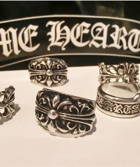 权志龙明星款童军花十字架戒指