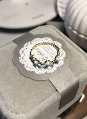 美国包金天然原矿手工排戒