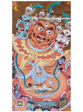 马头明王马头金刚佛像diy手绘稿