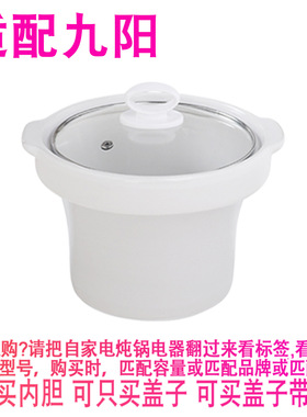 适配九阳DG30Z-GD316电炖锅3L陶瓷锅内锅煲汤紫砂锅内胆盖子配件