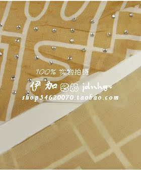 双层亮片几何图案女士围巾披肩
